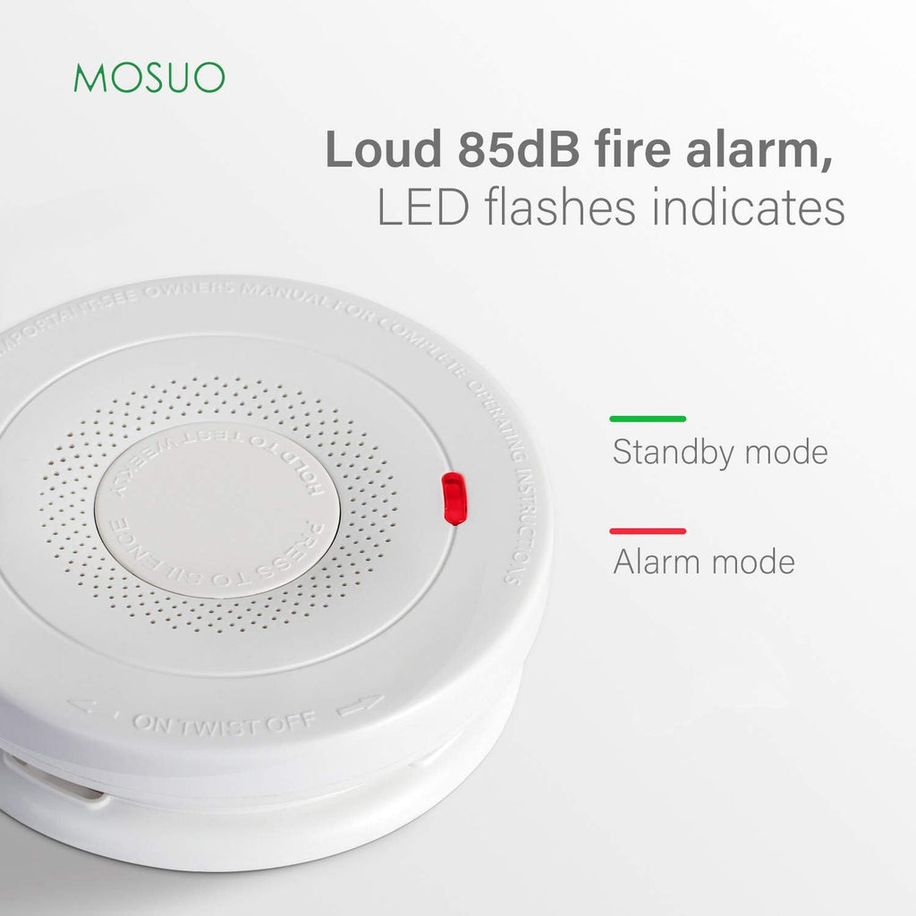 Dual Sensor Smoke and Carbon Monoxide Detector Alarm, 10-Year Battery, Pack of 2 C272