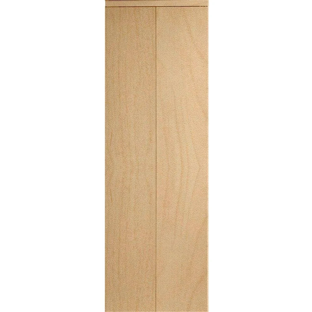 24 in. x 96 in. Smooth Flush Solid Core Maple MDF Interior Bi-Fold Door with Matching Trim V809