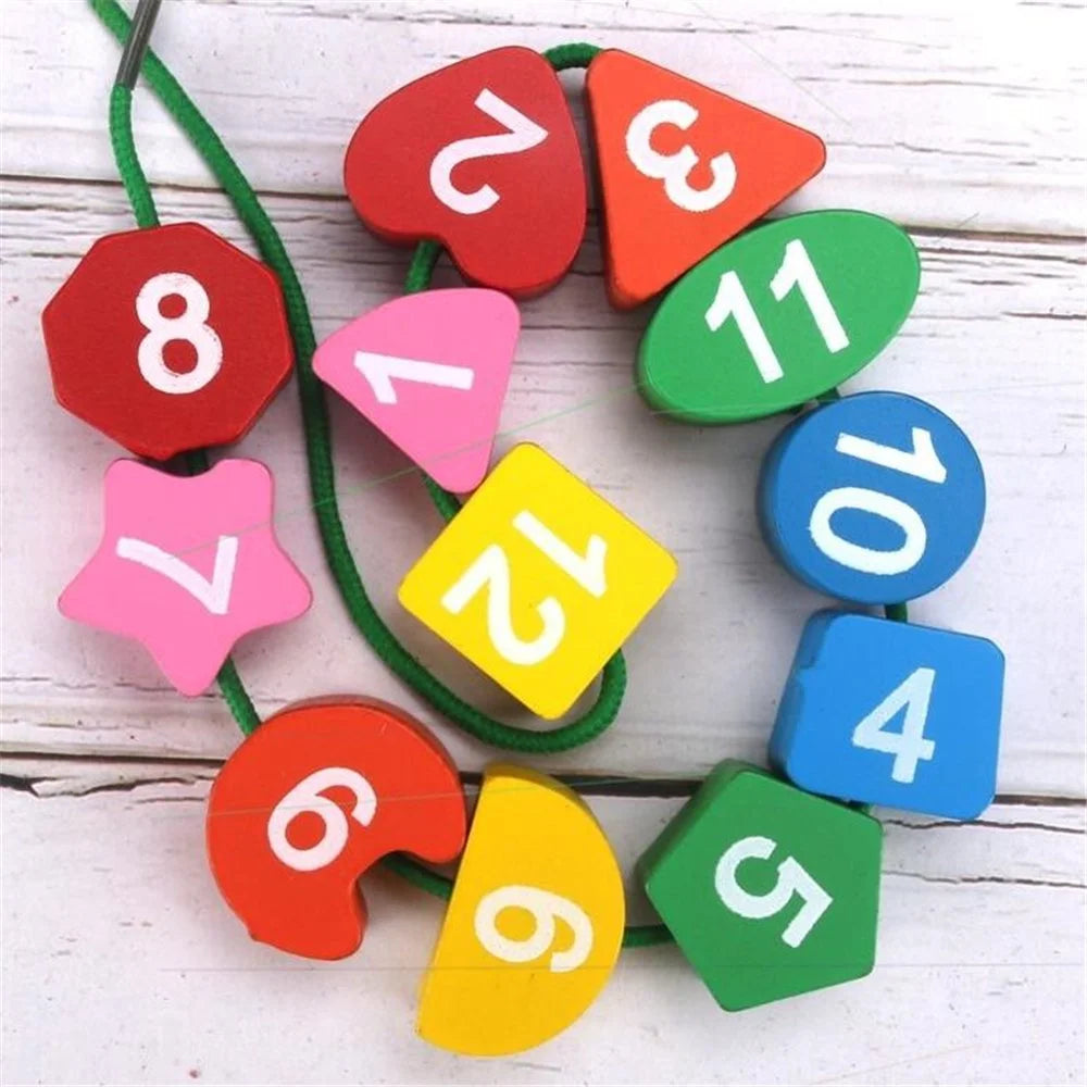 Wooden Shape Color Sorting Clock Toy Number Blocks Puzzle Stacking Sorter Jigsaw Early Learning Educational Toy K501270