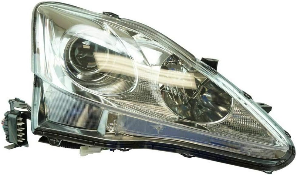 Passenger Side Headlight Assembly for Lexus IS250 / IS350 2006 2008 HID Auto Leveling N997490