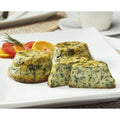 Cheese and Spinach Crustless Quiche, 50 count R8940