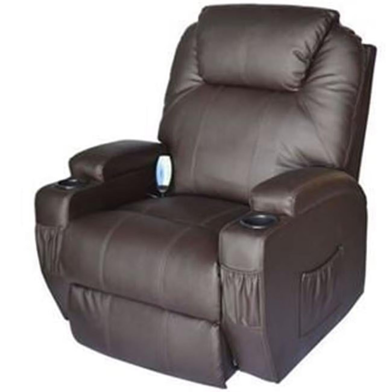 Brown PU Leather Recliner Massage Chair O60075