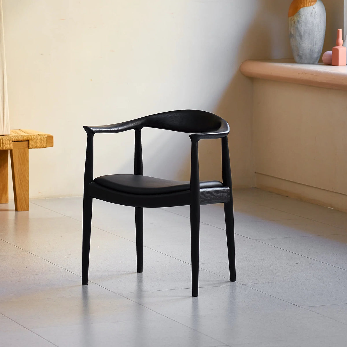 Upholstered Dining Chairs with PU Leather Cushion Seat R3999