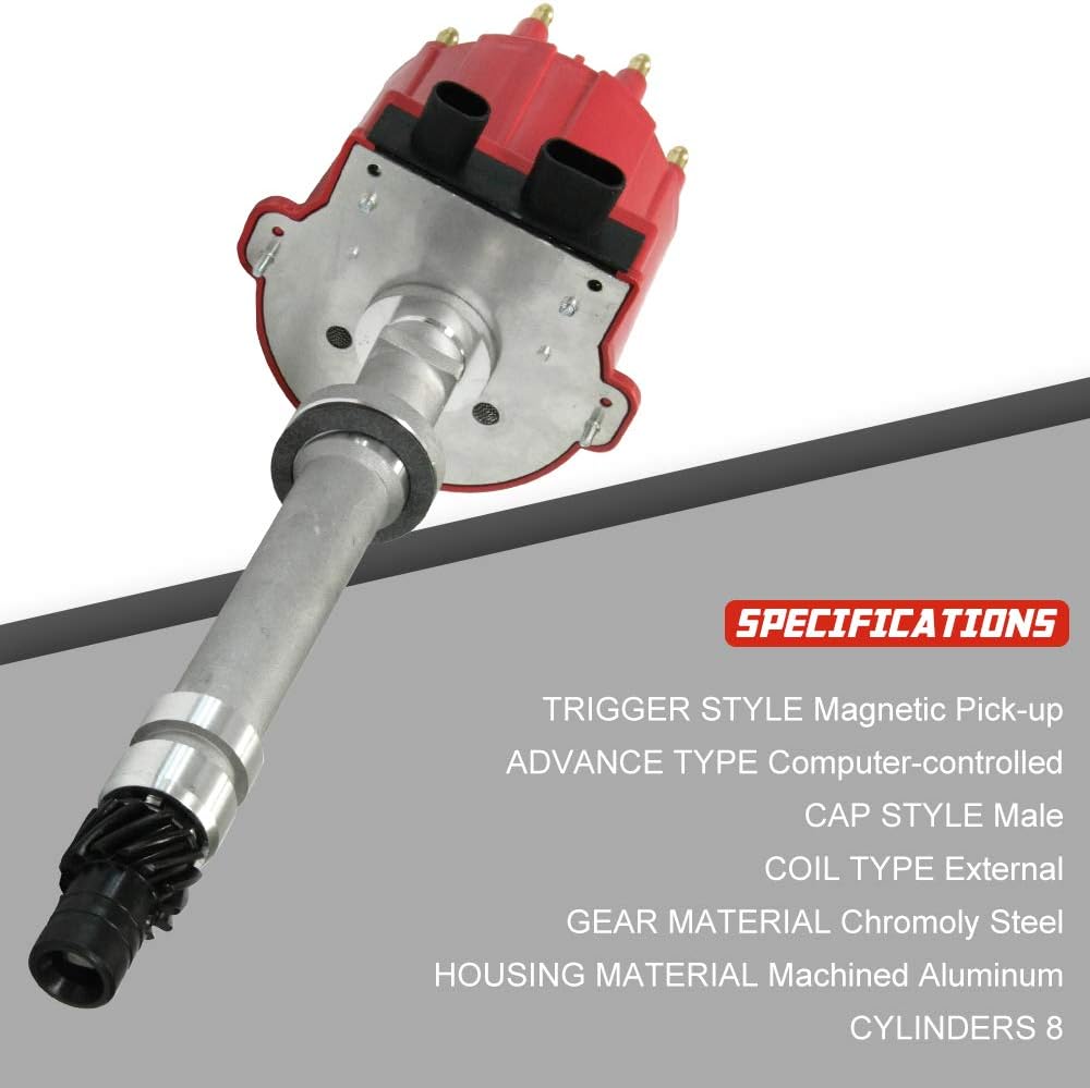 Red Cap Ignition Distributor Pack of 2 T736302