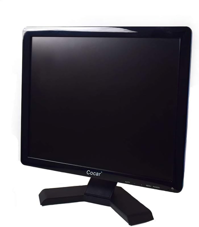 12 Inch LCD Security CCTV Monitor VGA HDMI AV BNC 4:3 HD Display LED Backlight Screen with USB Drive Player 800x600 Resolution Built-in Speaker Audio in/Out R355439