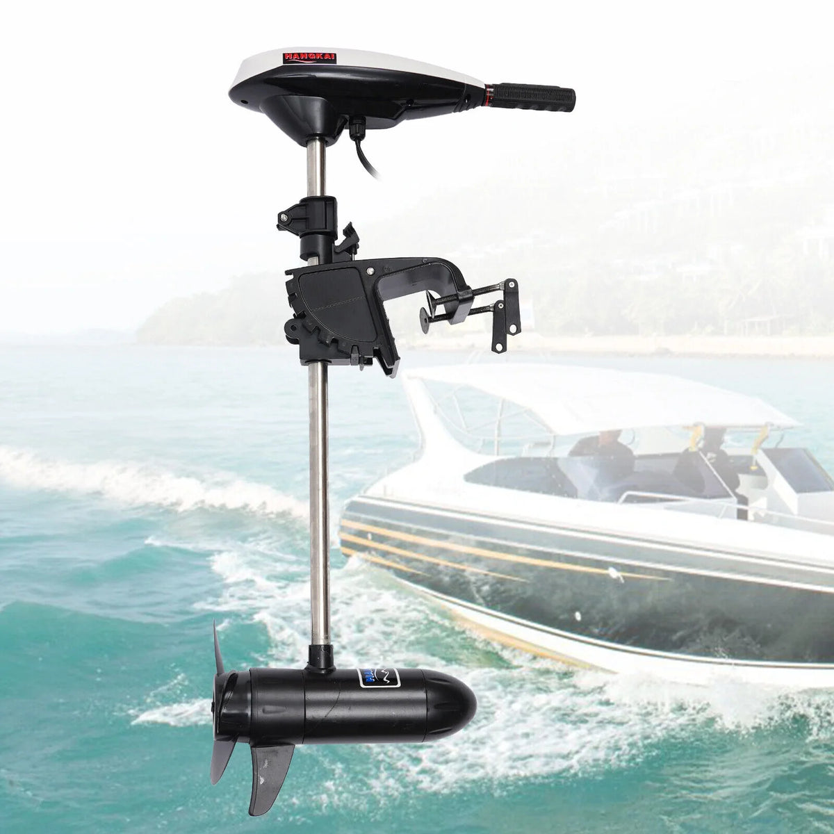 Electric Outboard Trolling Motor Boat Motor, 45lbs Thrust D895