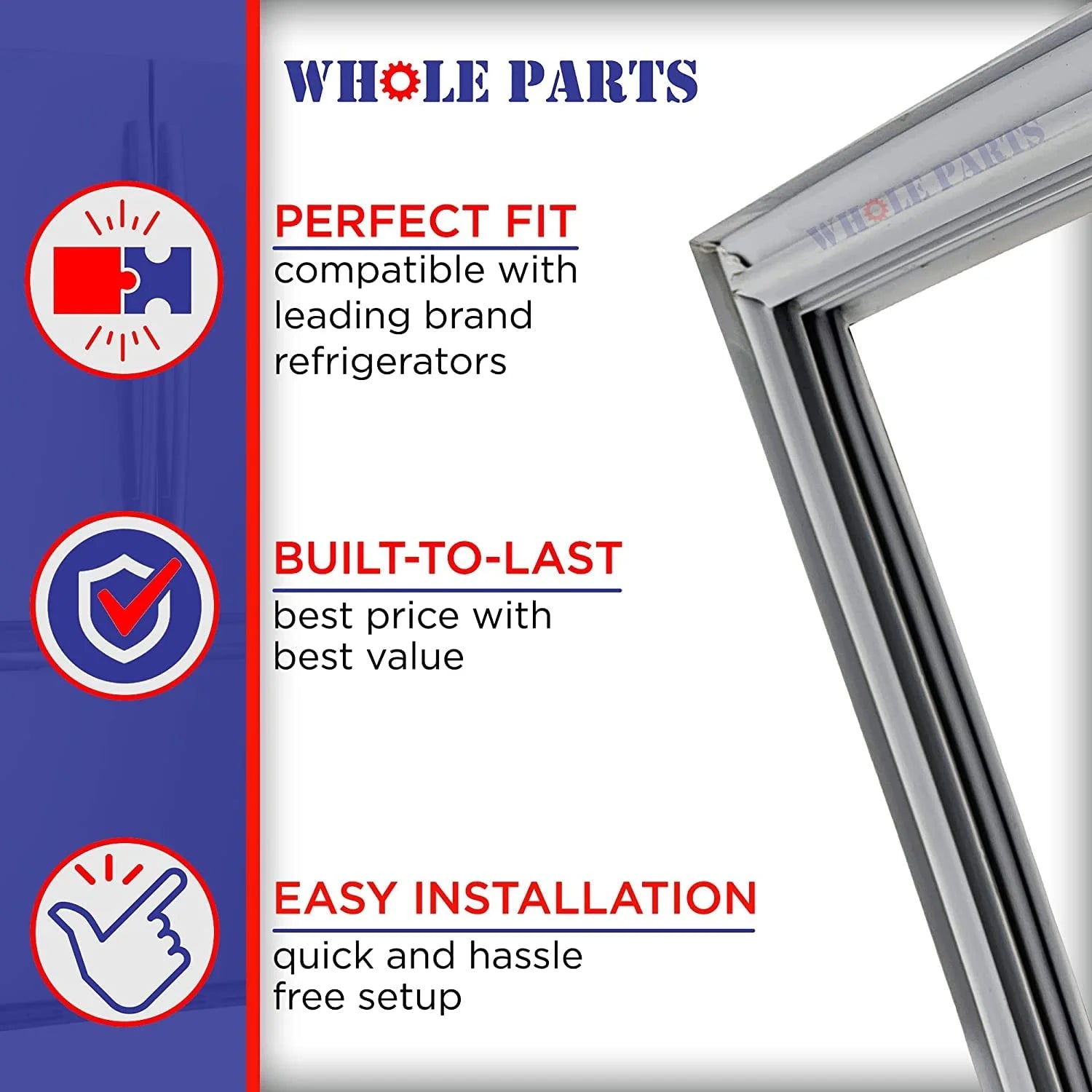 Refrigerator Fresh Food Door Gasket P46757