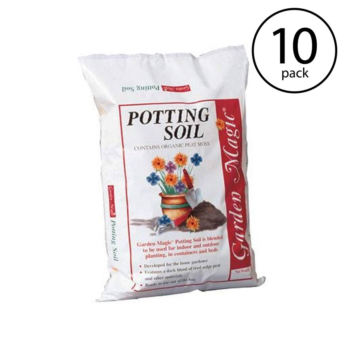 40 Pound Bag (10 Pack) Organic Potting Soil L899