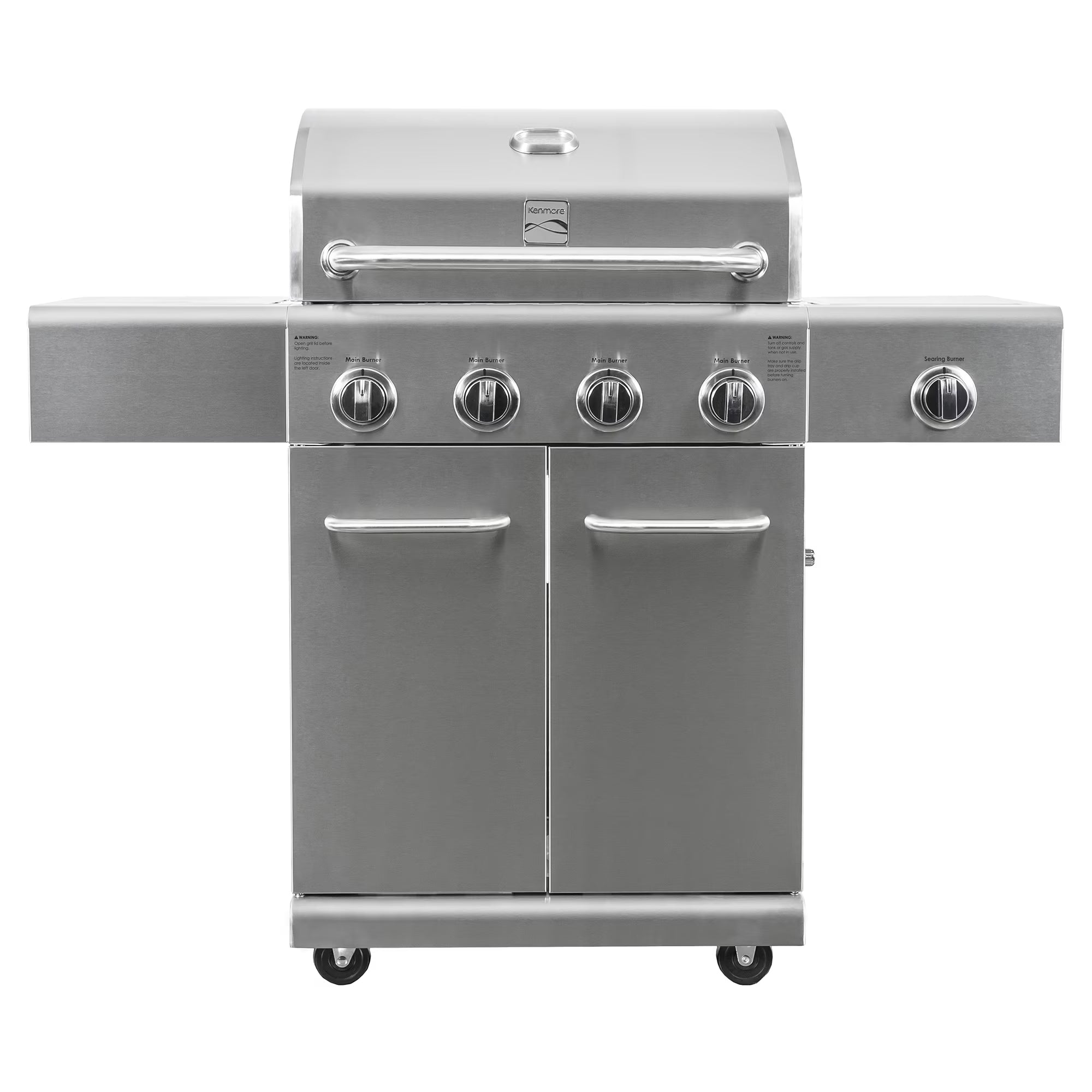 4 Burner Stainless Steel Propane Gas BBQ Grill with Side Burner Z649