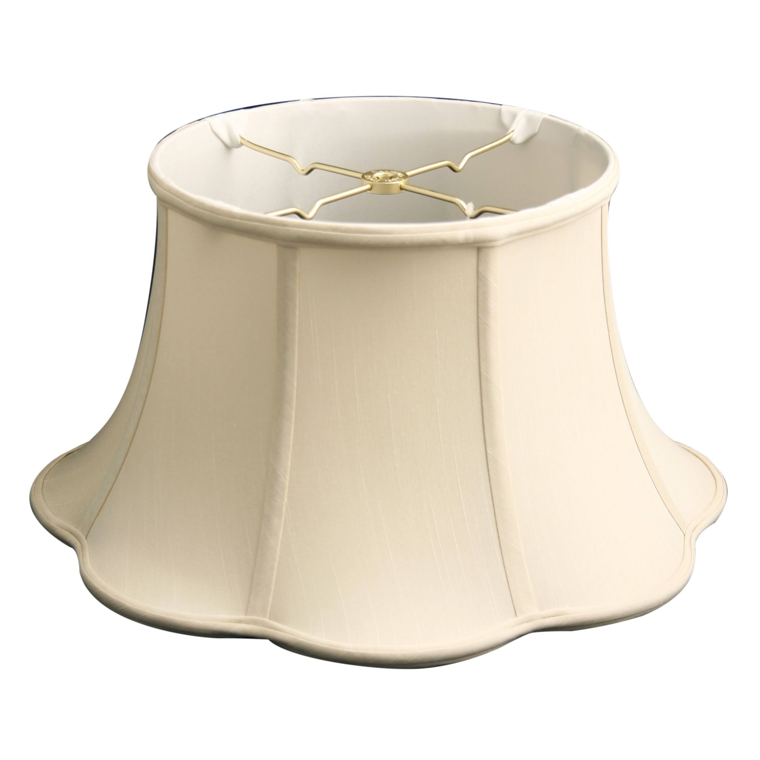 Beige Scallop Bell Lamp Shade G4292