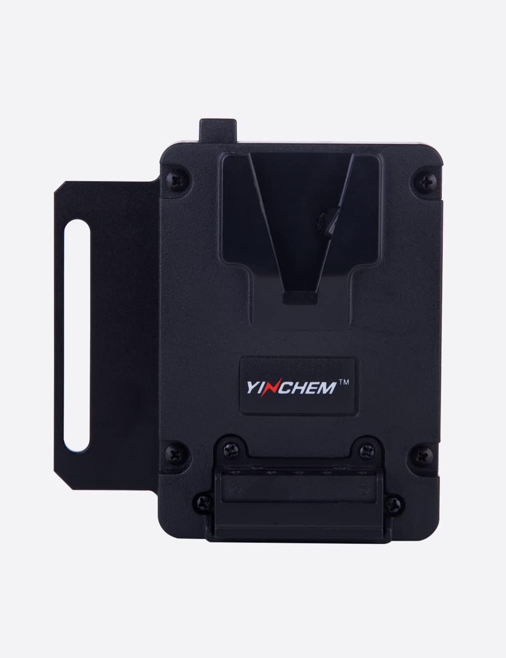 V Mount Battery Plate Adaptor with 15mm Rod Clamp, D-tap, USB, DC Outputs & LP-E6 Dummy Battery F845539