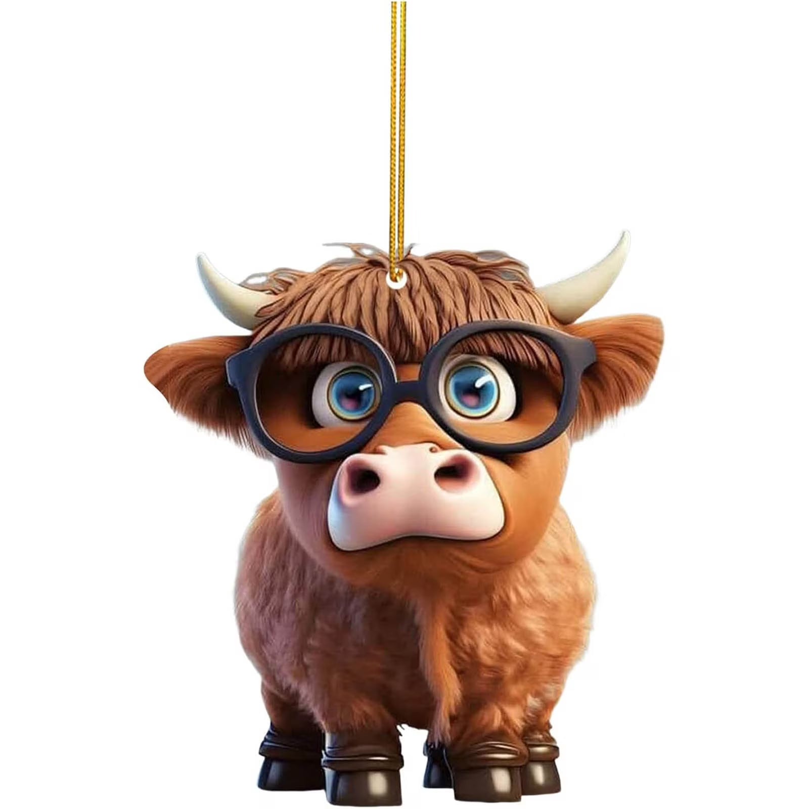 Inflatable Cow Car Pendant Christmas Tree Ornament K65344