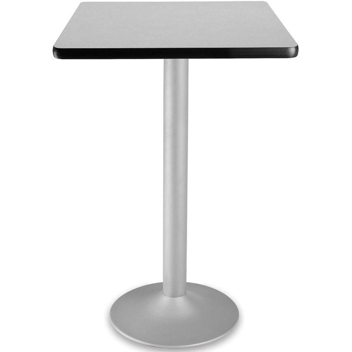 Gray Square Folding Cafe Table T405