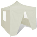 Cream Foldable Tent with 4 Walls B5105