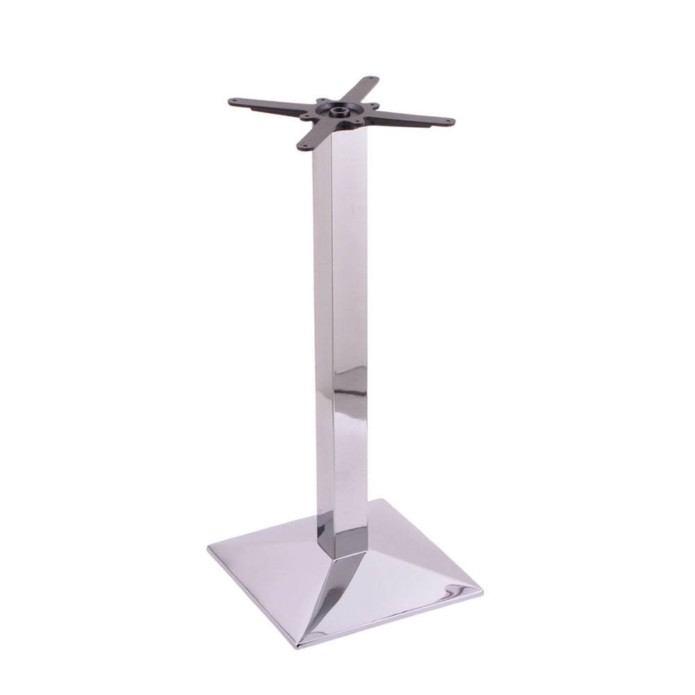 Chrome Cast Iron Counter Height Bar Stool Base S4870