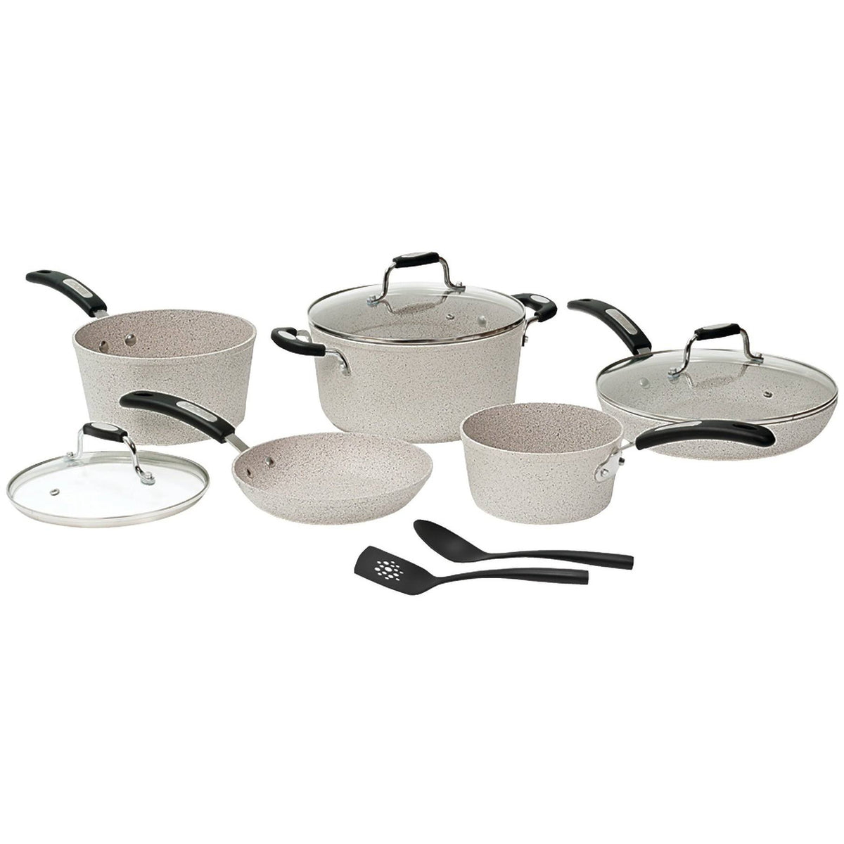 10-Piece Cookware Set, Beige I54652