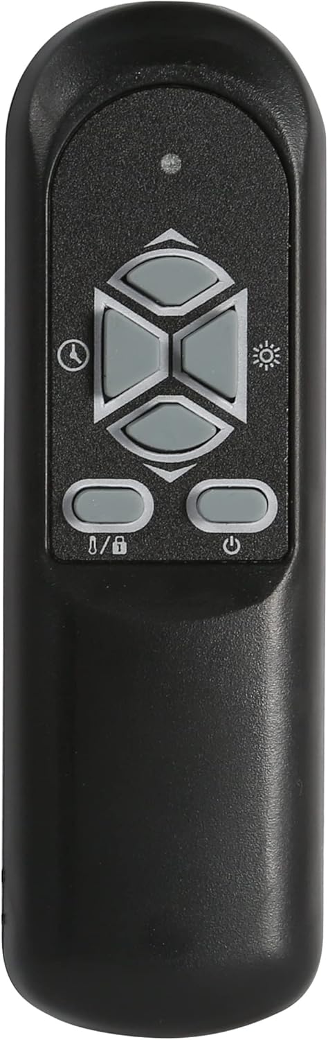 Black Quartz Infrared Space Heater with Remote Control W644