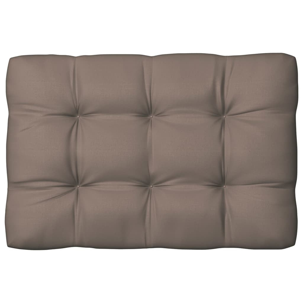 Set of 5 Taupe Fabric Pallet Sofa Cushions C564215