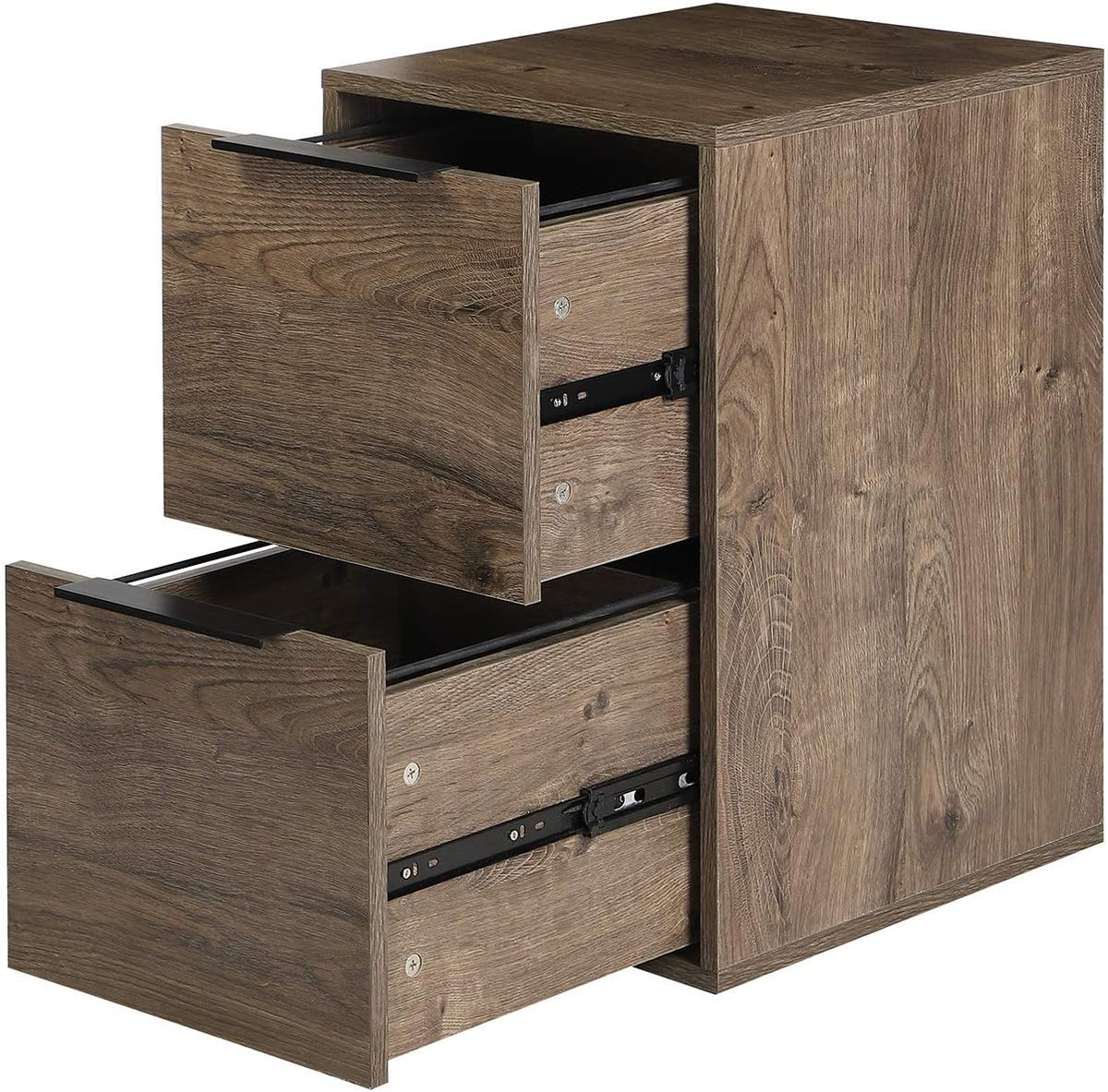 Grey 2 Drawer Wood File Cabinet T96913