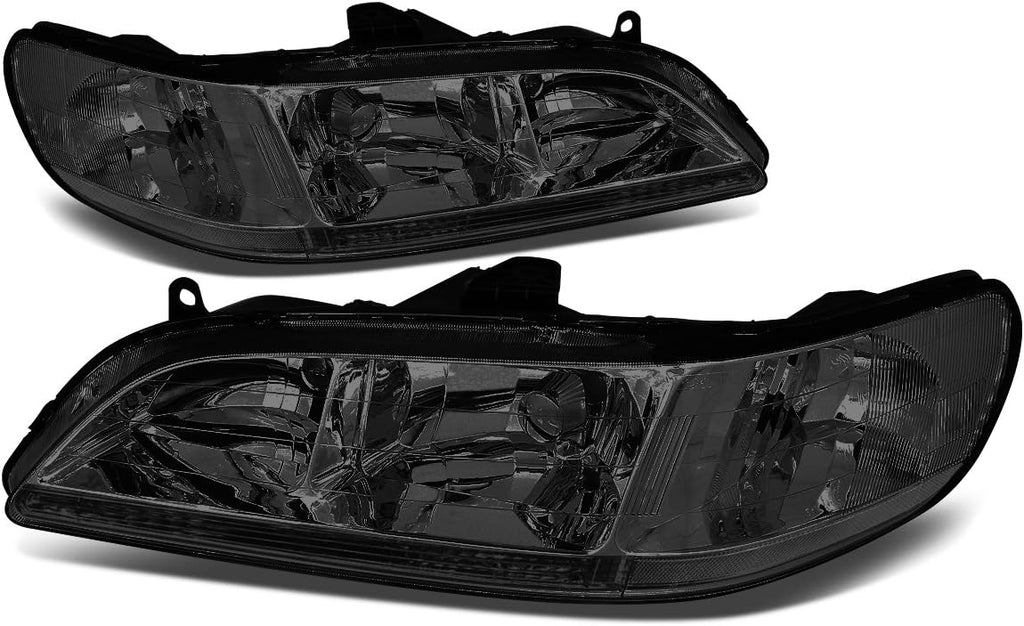 Black Housing Headlights Assembly for Honda Accord CG 98-02 R92075