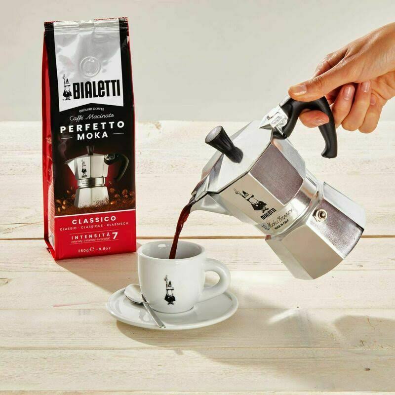 Silver Espresso Maker I658