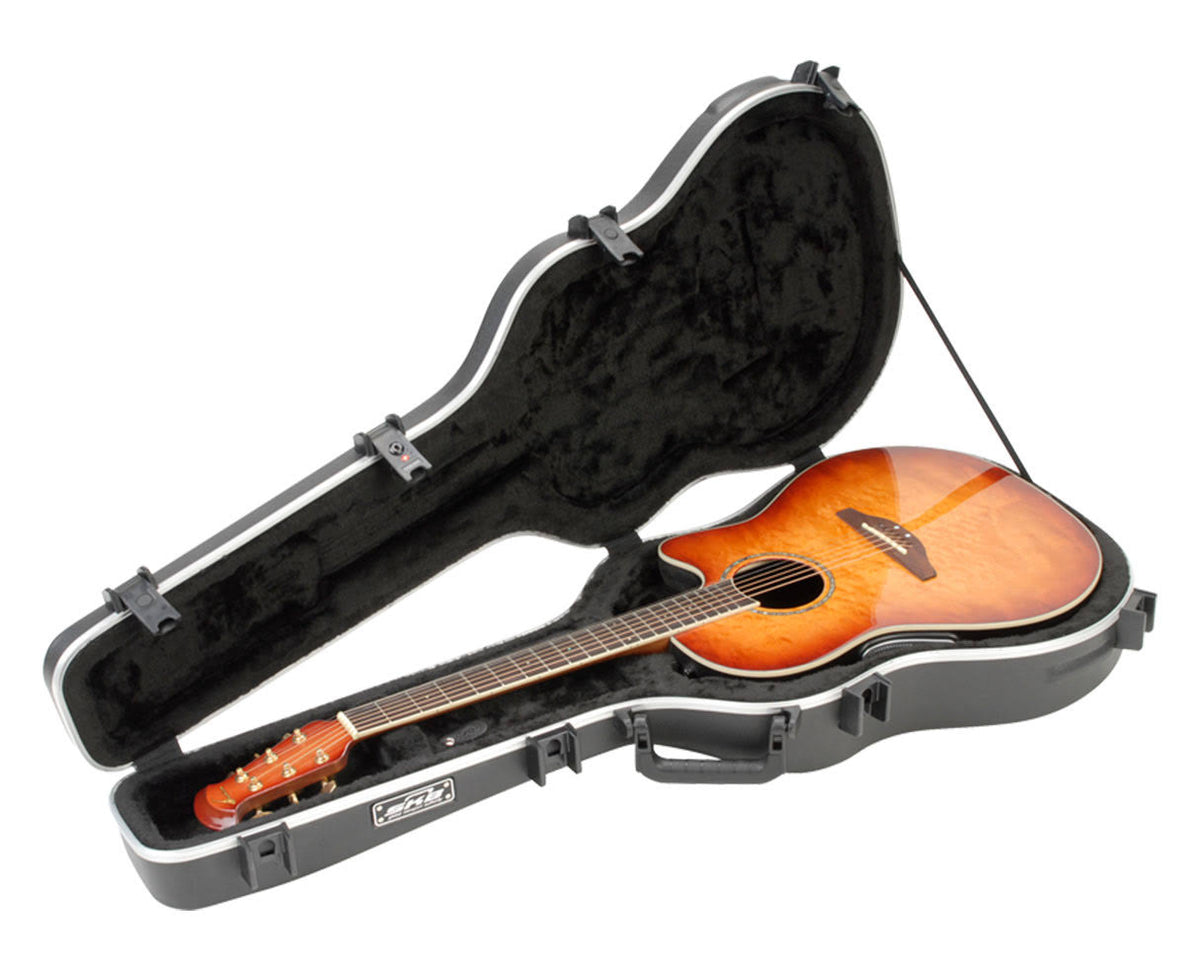 Shallow Acoustic Roundback Shaped Hardshell Case Z1015
