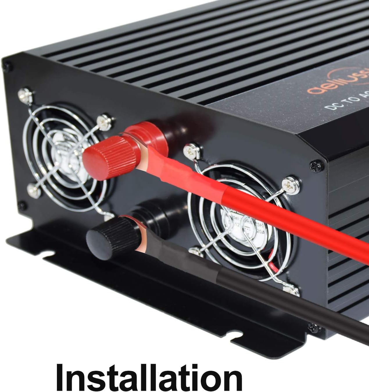 1000 Watt Pure Sine Wave Power Inverter 24V DC to AC 120V with LCD Display Remote Switch O551