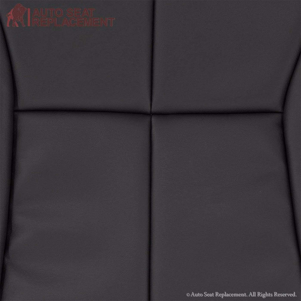Agate Dark Gray Synthetic Leather Front Seat Cover Z54264