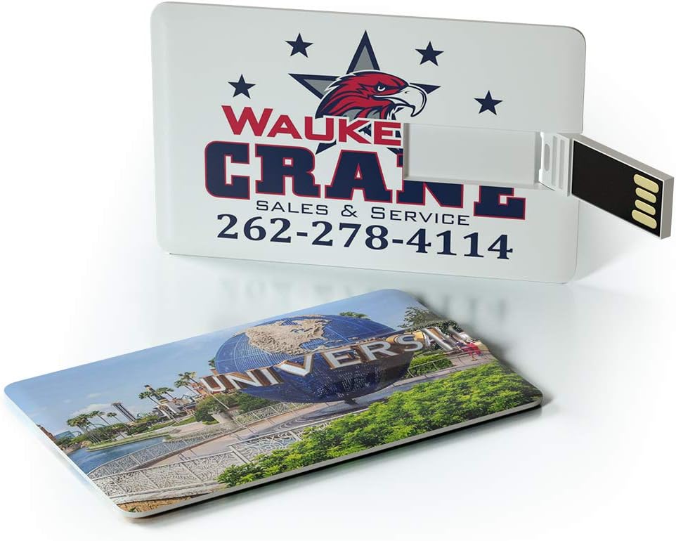 Custom Credit Card USB Flash Drive 128MB 100 Pack V31922