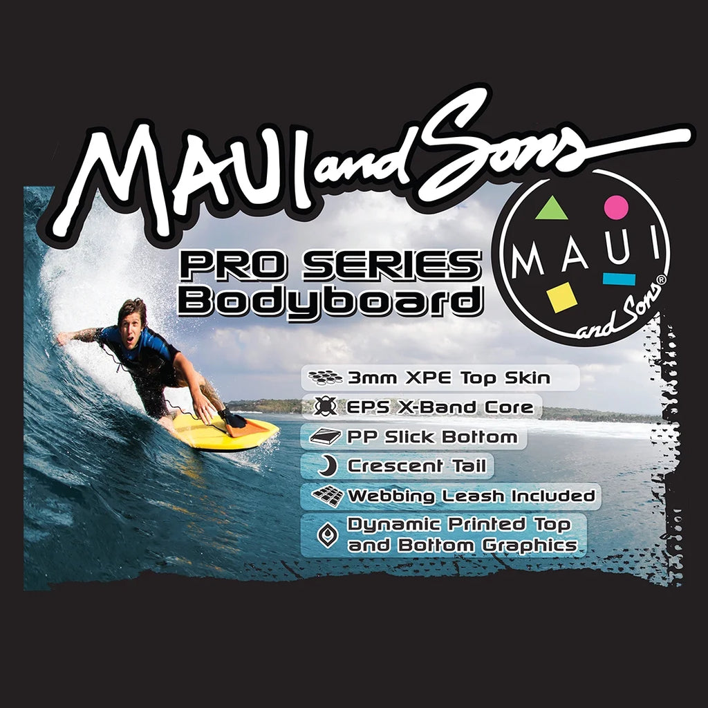 42 inch Lightweight Slick Bottom BodyBoard Surfing with Wrist Leash EPS Core Blue I936814