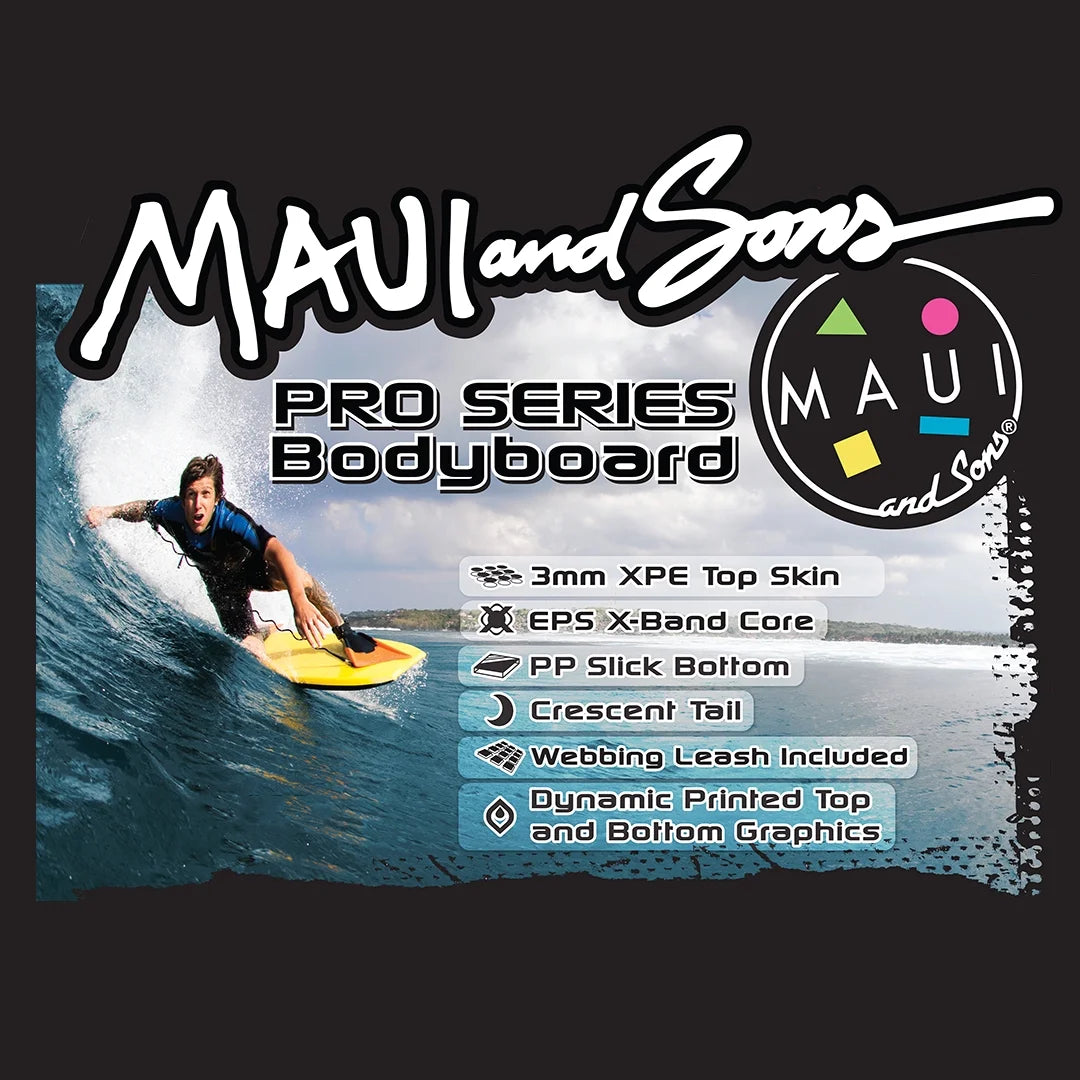 42 inch Lightweight Slick Bottom BodyBoard Surfing with Wrist Leash EPS Core Blue I936814