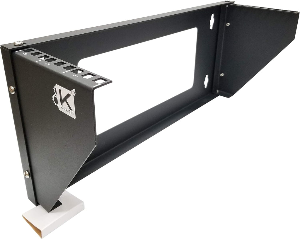 19 Inch Steel Vertical Rack Wall Mountable Server Rack Mount (Black-6U) W2121