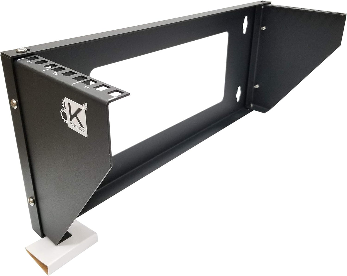 19 Inch Steel Vertical Rack Wall Mountable Server Rack Mount (Black-6U) W2121