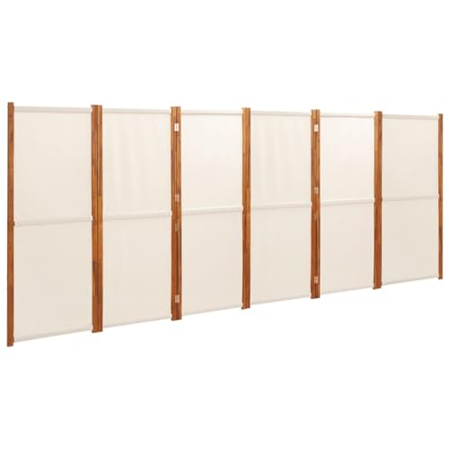 Cream White Acacia Wood Room Divider X252
