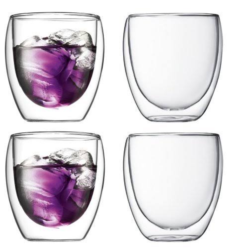 Double Wall Insulated Glasses Set of 4, 8.5 Ounces G725497