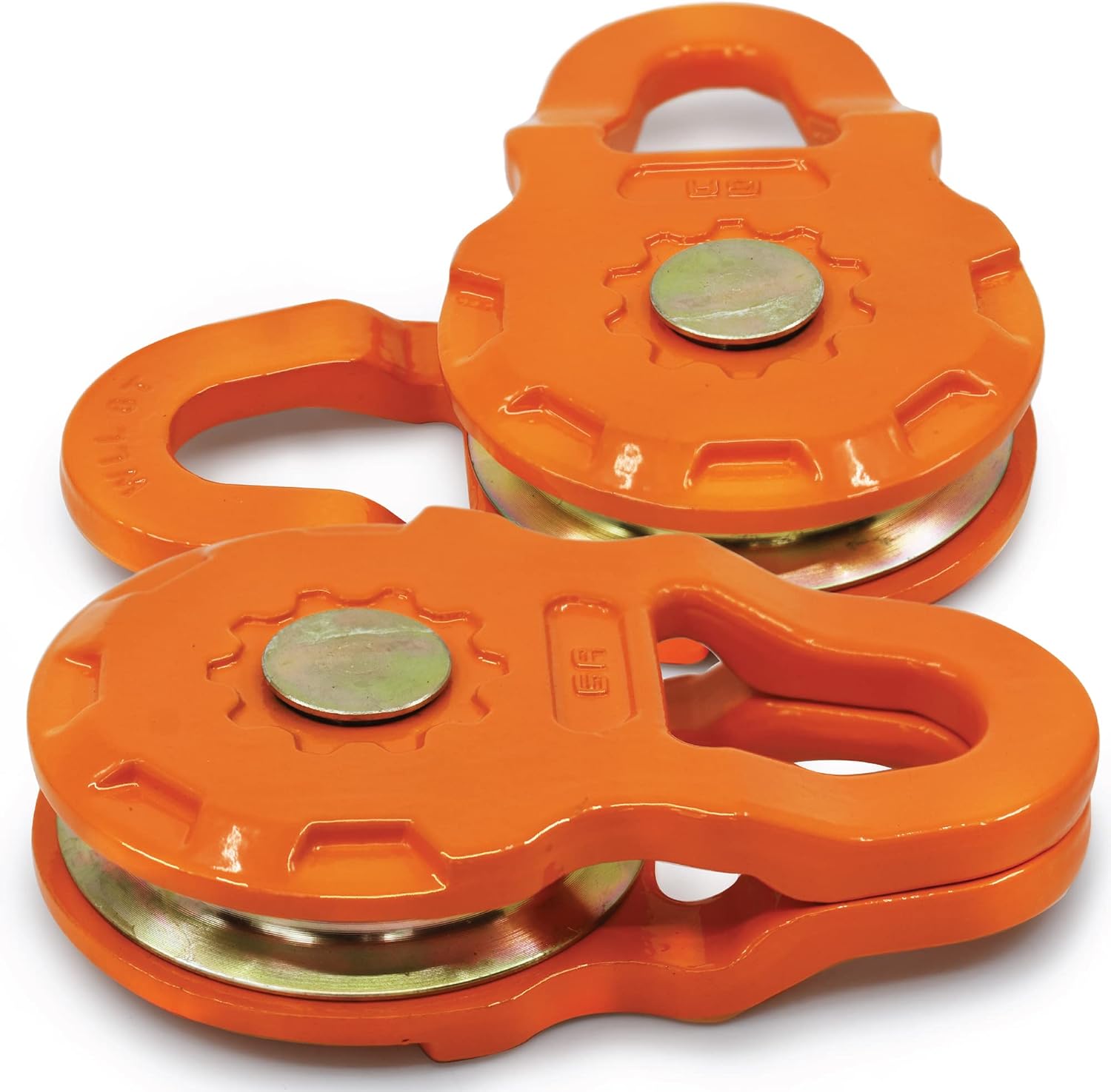 Snatch Block Winch Pulley, 12,000 lbs Working Load Limit, Pack of 2 R8378