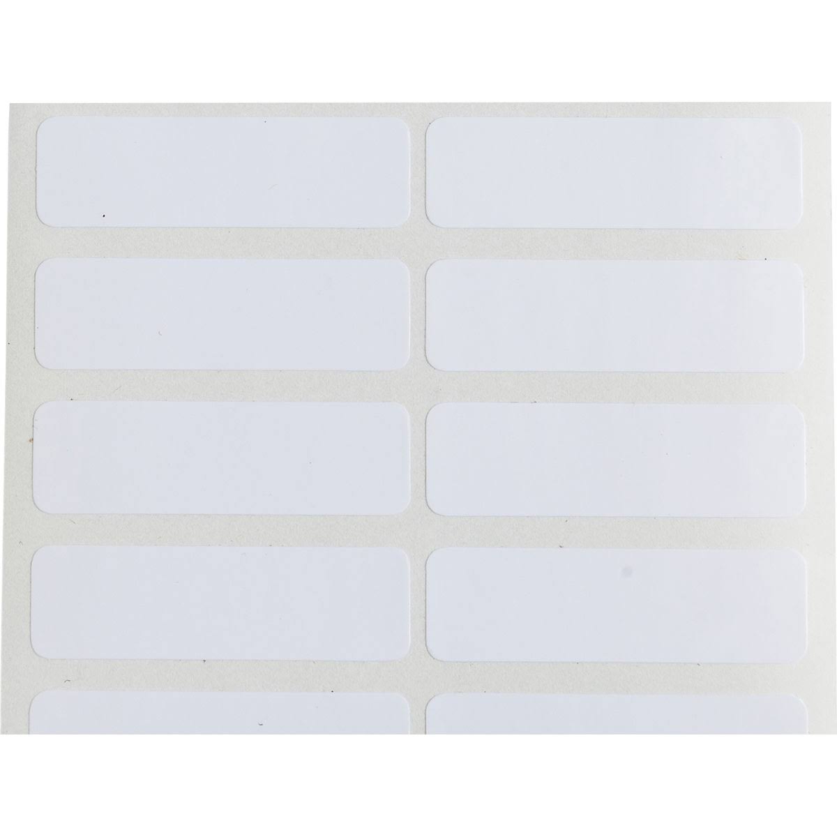 White 1.25IN x 0.375in N140