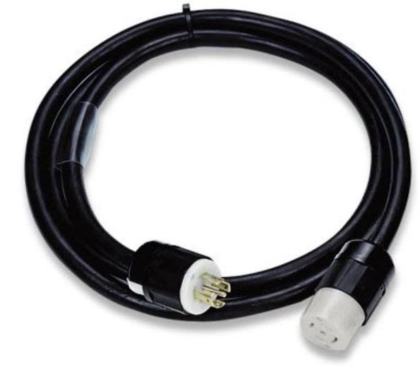30 Amp 3-Phase 120-208 VAC NEMA L21-30 Power Extension Cable 25 ft. N761