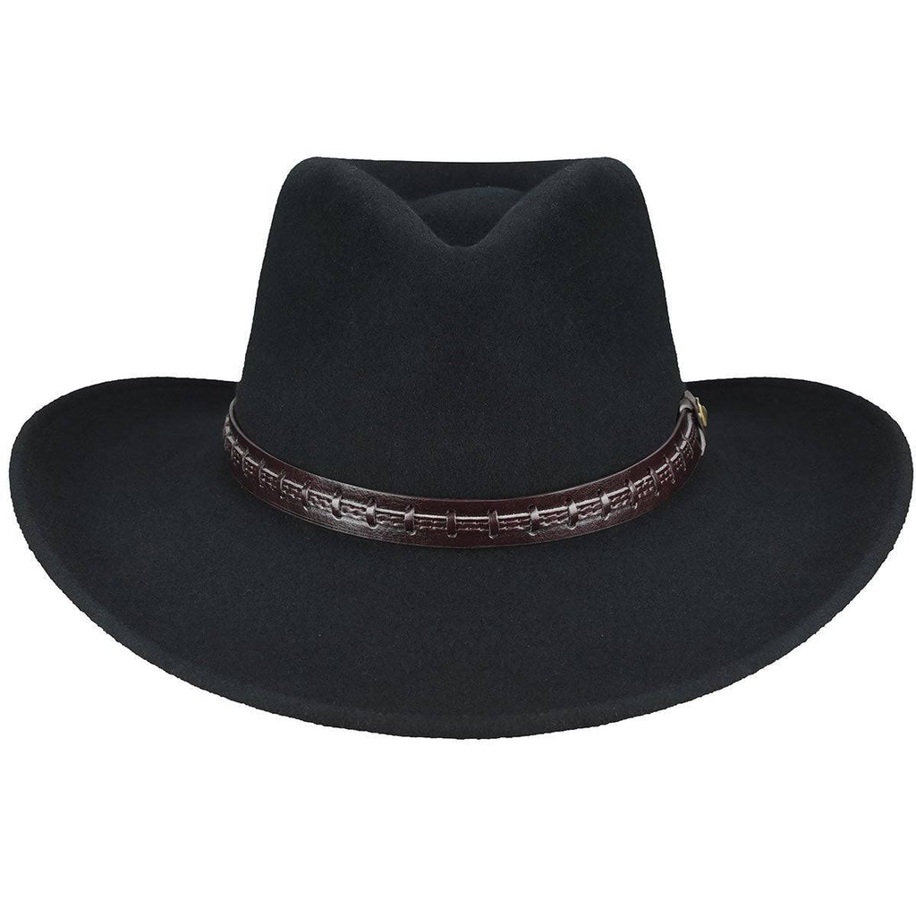 Black Wool Western Hat K9867