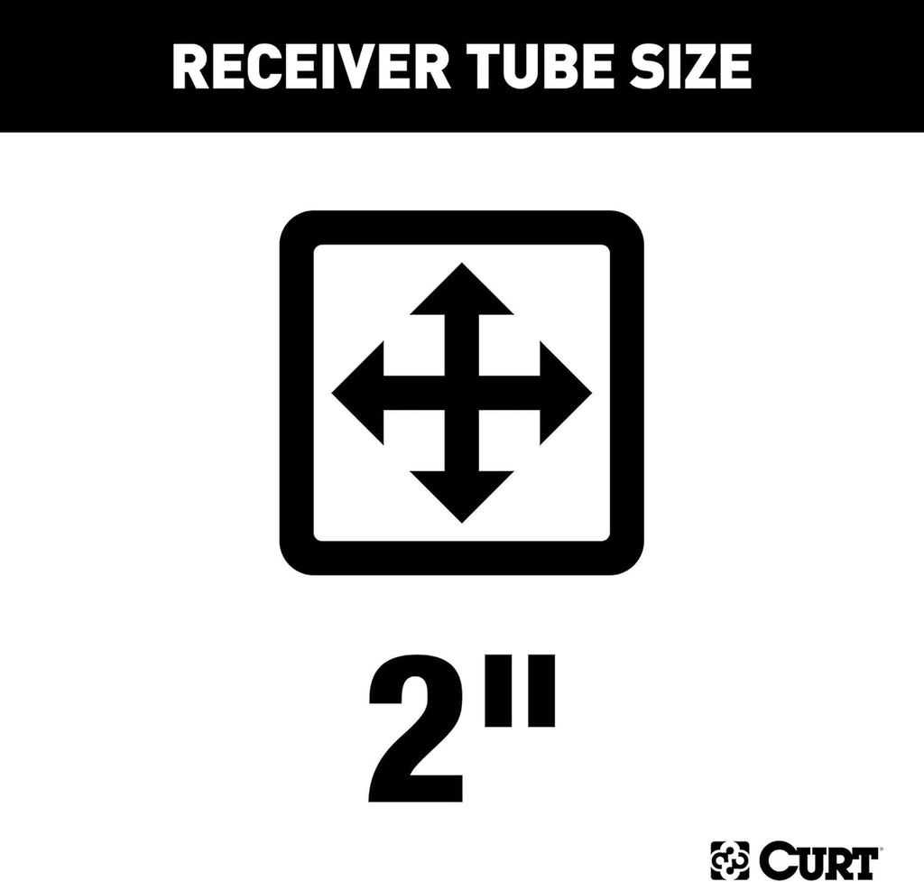 Class 3 Trailer Hitch, 2-Inch Receiver, Pack of 2 V221611