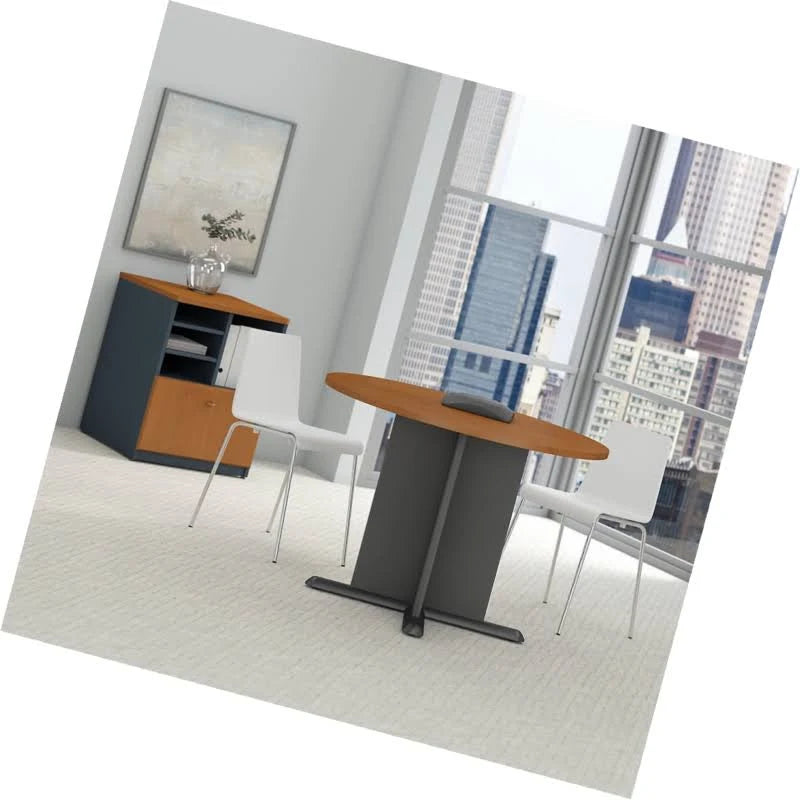 Natural Cherry Round Conference Table X539458