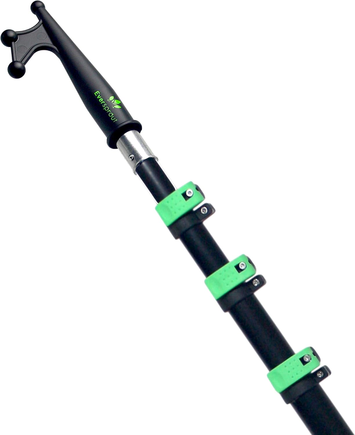 Telescopic Boat Hook, Floating, Heavy-Duty, Non-Slip EVA Foam Hand Grips, Rust-Resistant Aluminum, 3-Stage Pole, 13 Feet, 19 Feet, 25 Feet, Pack of 2 L606713