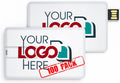 Custom Credit Card USB Flash Drive 128MB 100 Pack V31922