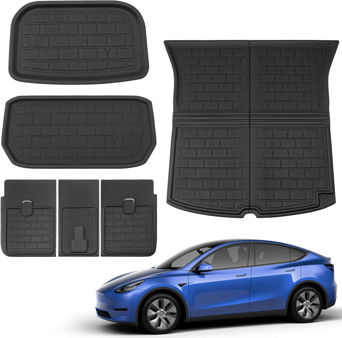 TPR Trunk Mat Cargo Liners Set of 9 K1195