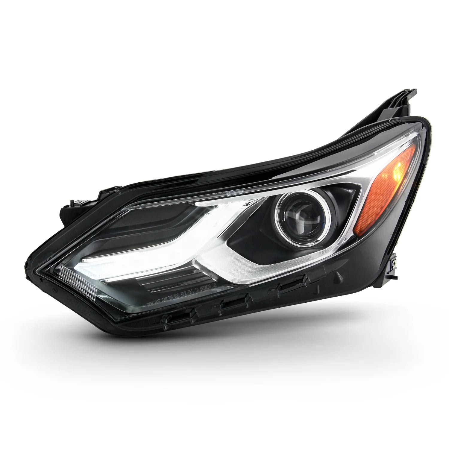 Chrome LED Tube DRL Headlight Driver Left Side Headlamp C131