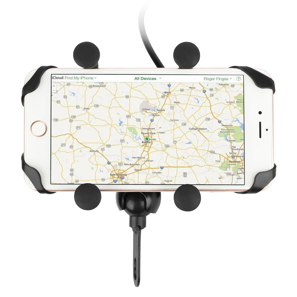 Motorcycle Handlebar Mount Holder with USB Charger G805
