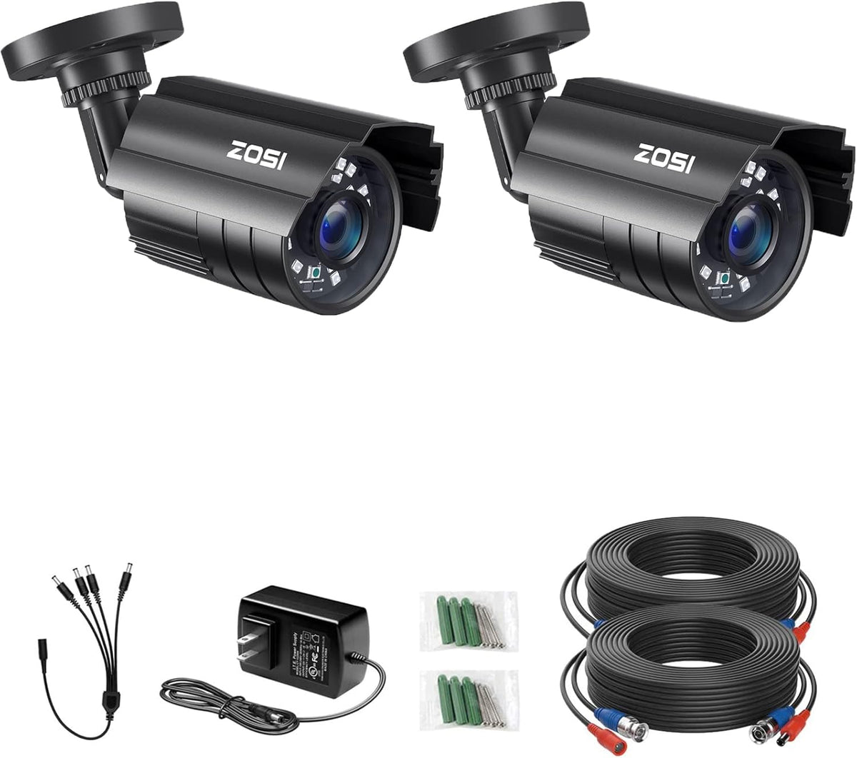 5MP Lite H.265+ 8CH 1080P CCTV DVR with 4pcs 2.0MP Weatherproof Surveillance Cameras B689301