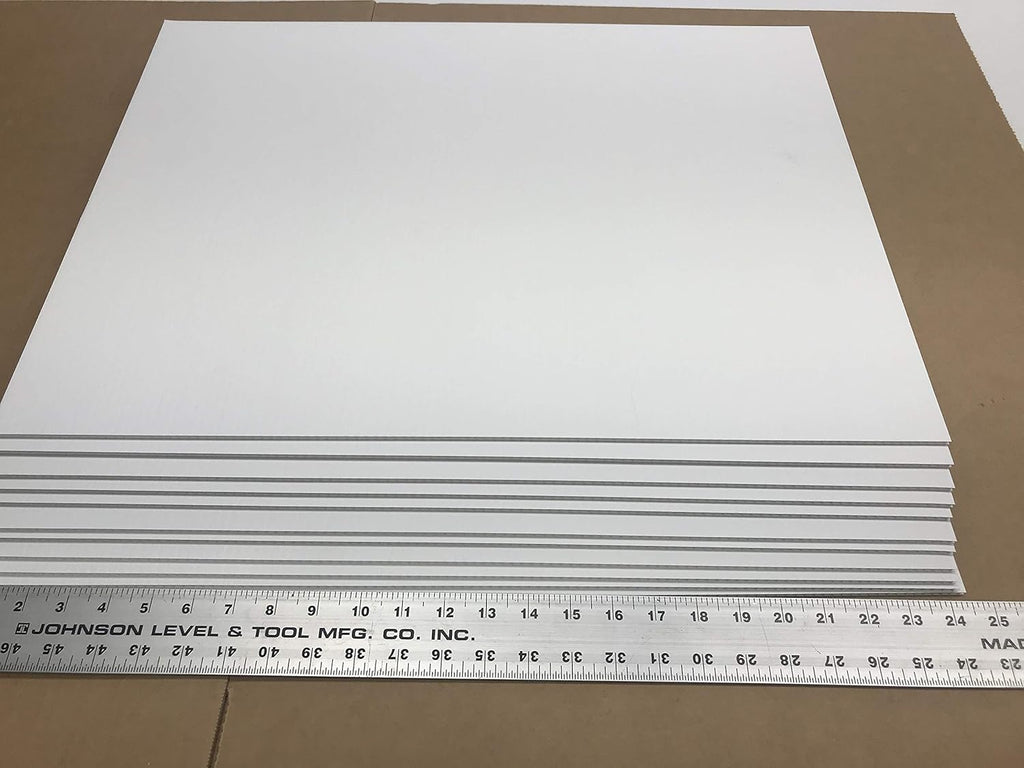 30 Pc White Blank Yard Signs with Metal Stakes O45696