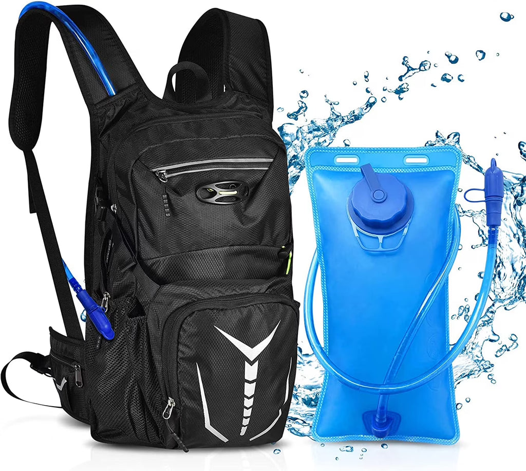 2L Water Bladder Hydration Backpack Q70391