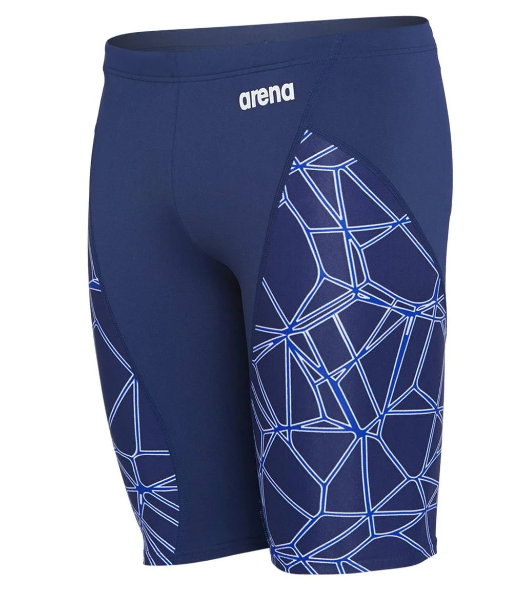 Navy/Neon Blue Jammer Swimsuit Q4417